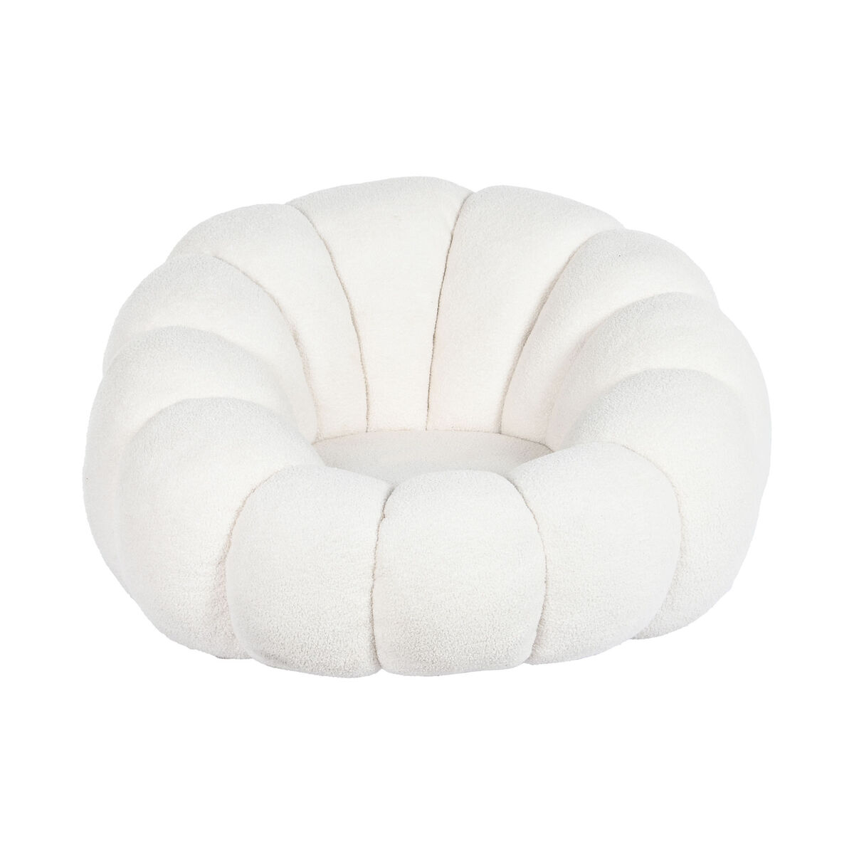 Fotoliu DKD Home Decor Alb 98 x 97 x 62 cm